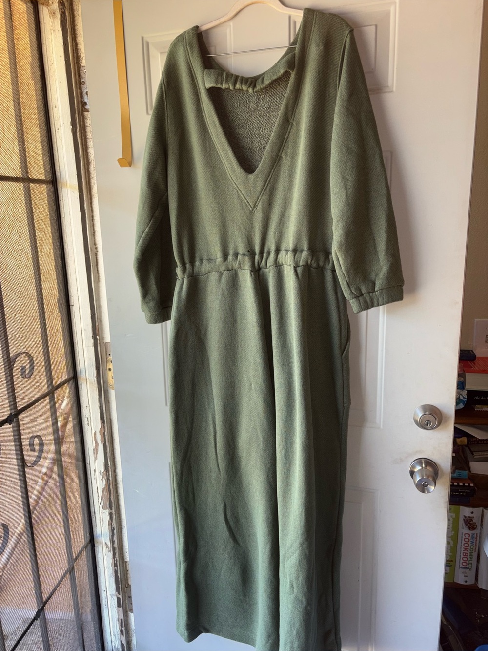 FP Beach Free People green jumpsuit size S *FLAWS* - Picture 5 of 6
